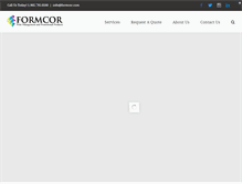 Tablet Screenshot of formcor.com